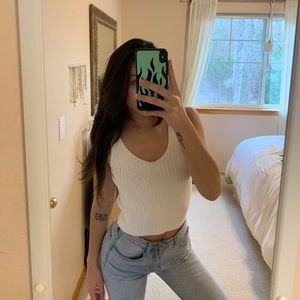 brandy melville sweater tank top